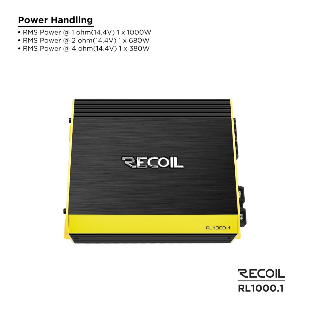 Recoil RL1000.1, monoblokki