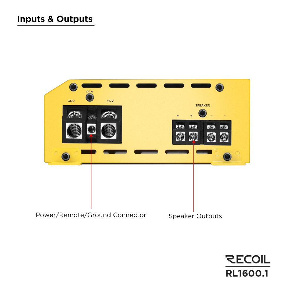 Recoil RL1600.1, monoblokki