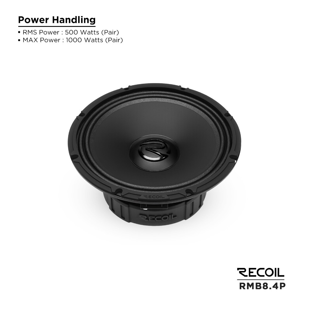 Recoil RMB8-4P, 8-tuumainen midbass/keskiäänielementti, pari