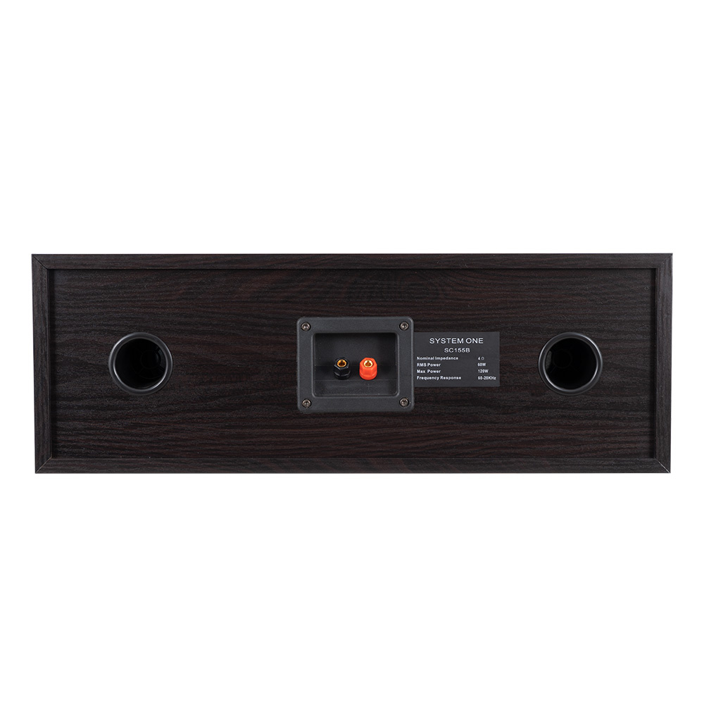 System One SC-155B centerhögtalare, svart