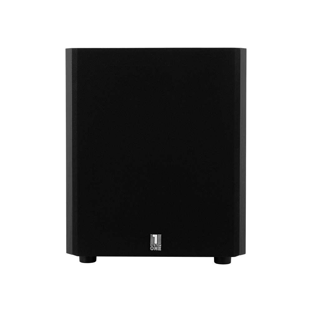 System One W100 aktiv subwoofer, svart