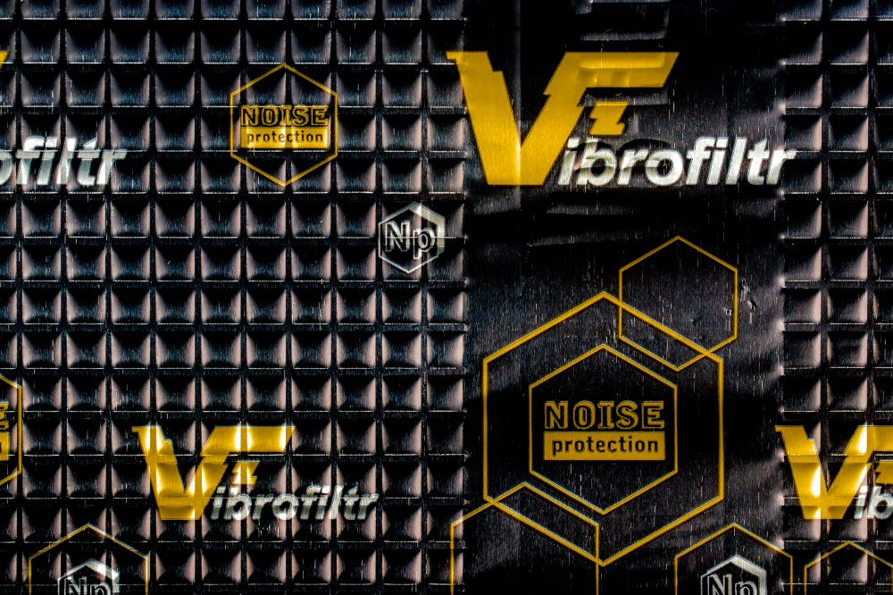 2 mm Vibrofiltr 50x35cm dämpmatta, 20 ark