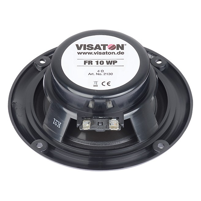 Visaton FR10 WP - 4 Ohm, upotettava kattokaiutin musta, kpl