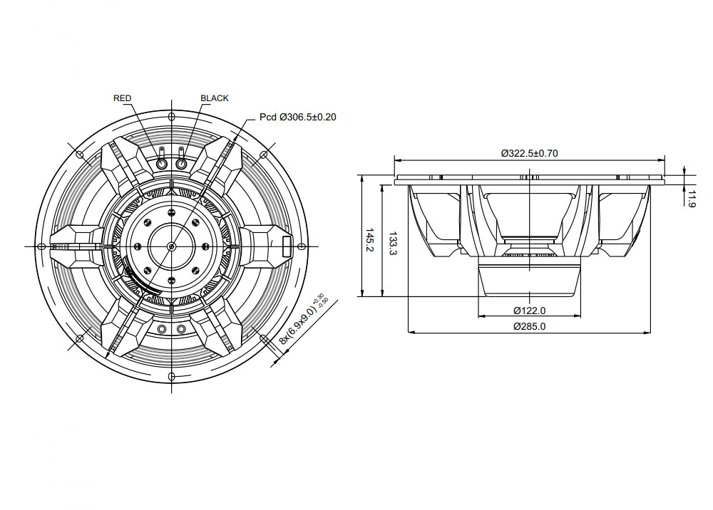 SB Audience Nero-12MWN400D 12