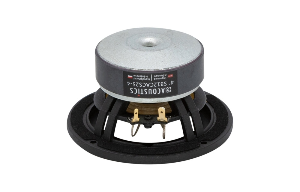 SB Acoustics SB12CACS25-4, 4 tuuman basso/keskiääni