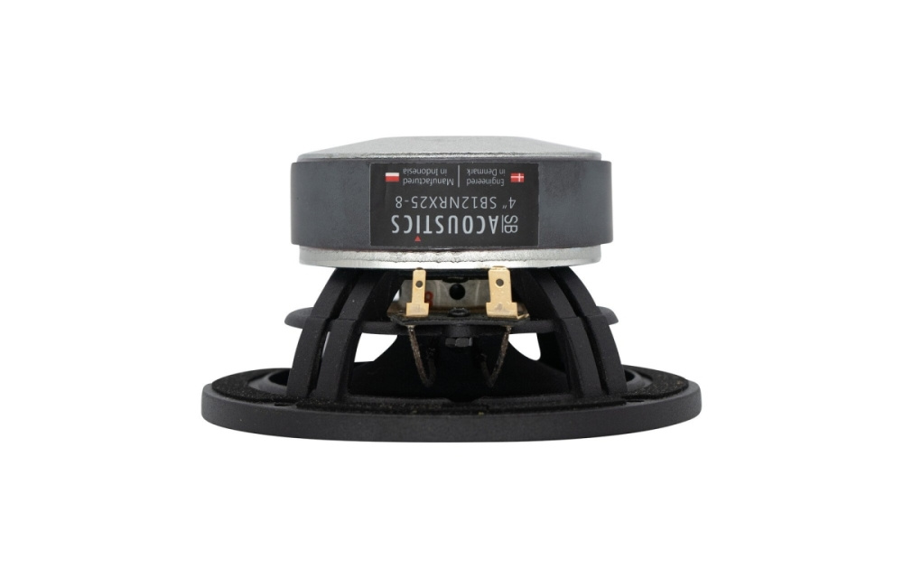 SB Acoustics SB12NRX25-8, 4 tuuman basso/keskiääni