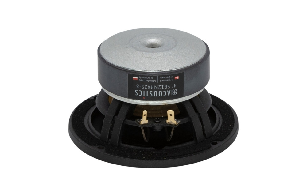 SB Acoustics SB12NRX25-8, 4 tuuman basso/keskiääni