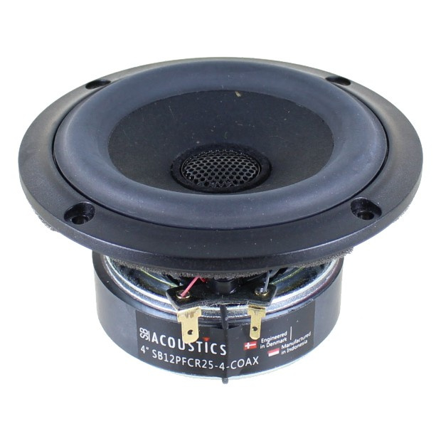 SB Acoustics SB12PFCR25-4-COAX, 4 tuuman koaksiaalikaiutin