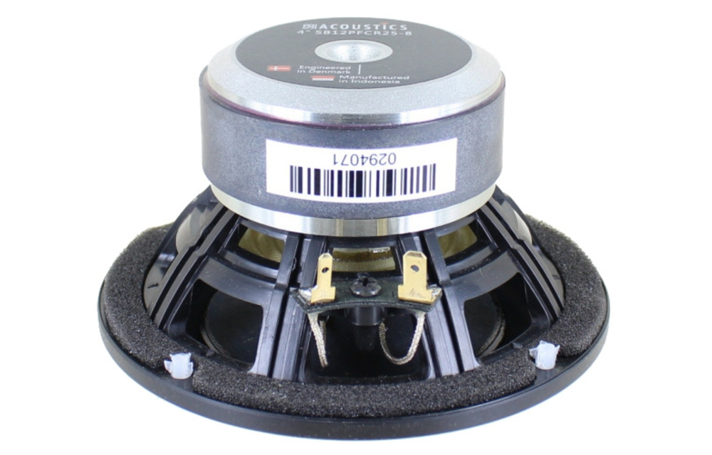 SB Acoustics SB12PFCR25-8, 4 tuuman basso/keskiääni