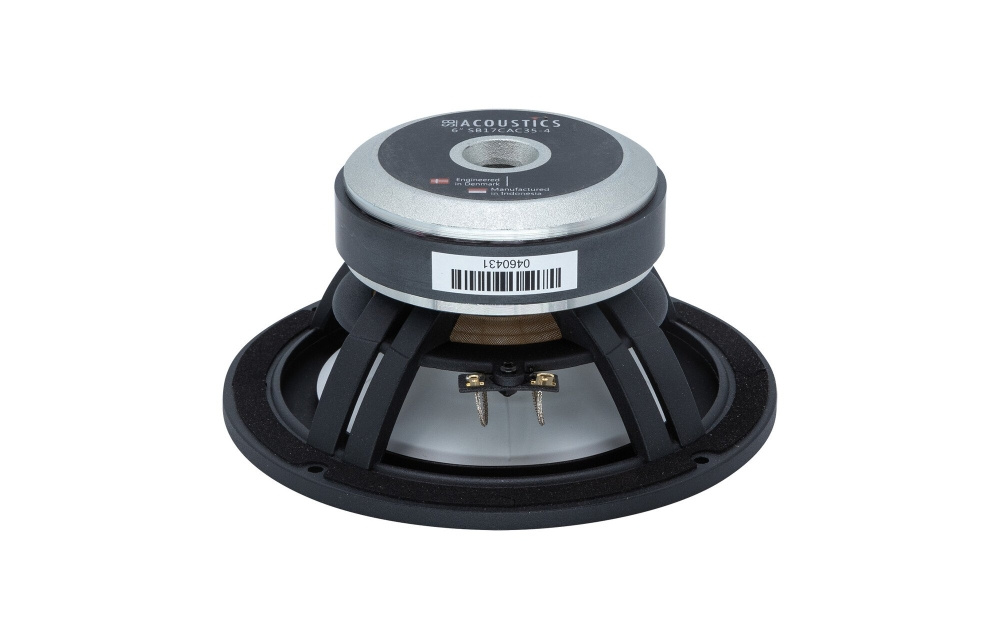SB Acoustics SB17CAC35-4, 6 tuuman basso/keskiääni