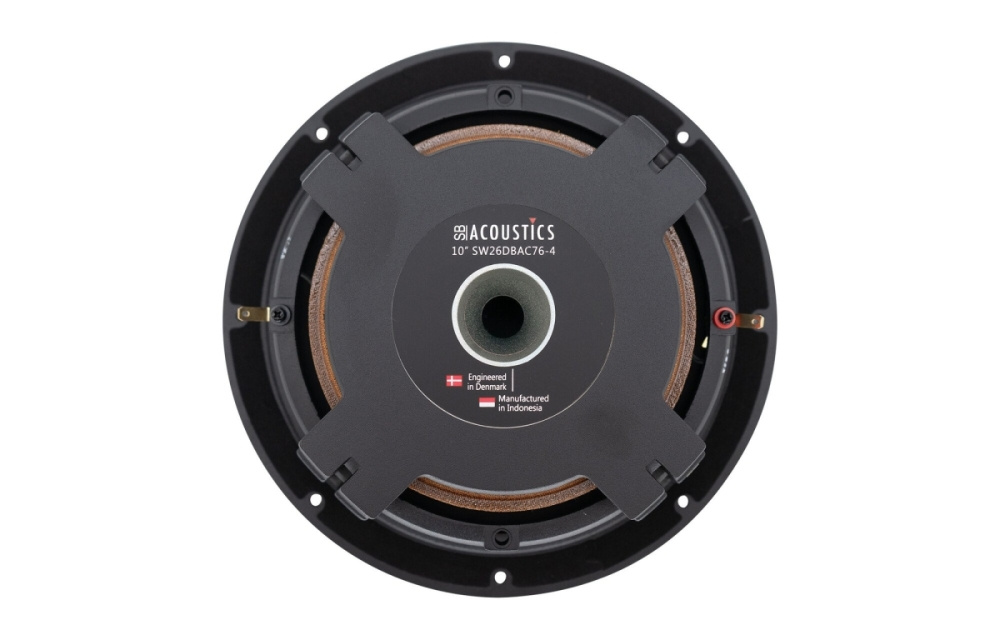 SB Acoustics SW26DBAC76-4, 10 tuuman bassoelementti
