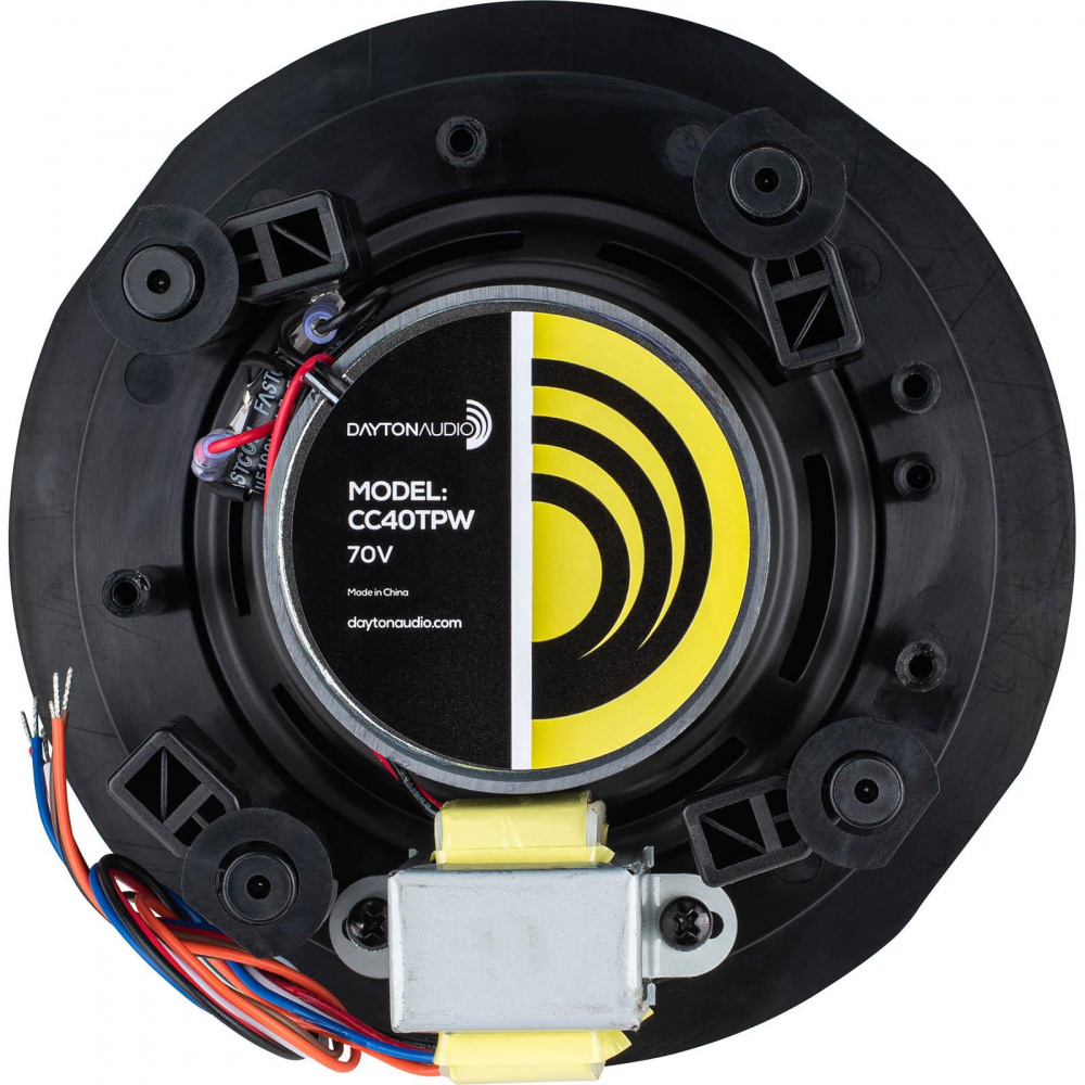 Dayton Audio CC40TPW, 4tums infällnadshögtalare för 70/100V, par
