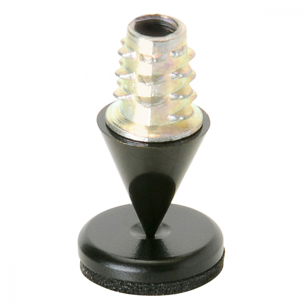 Dayton Audio DSS2-BK, 4-pack med spikes, svart