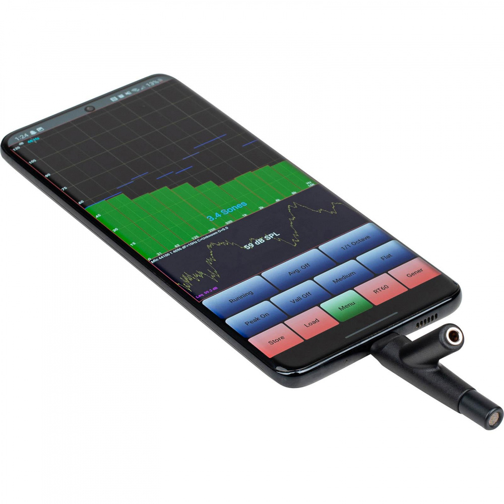 Dayton Audio iMM-6C, mätmikrofon med USB Typ-C