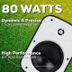 Dayton Audio IO65XP, aktiiviset 6.5 tuuman ulkokaiuttimet, valkoinen pari Dayton Audio IO65XP, aktiiviset 6.5 tuuman ulkokaiuttimet, valkoinen pari
