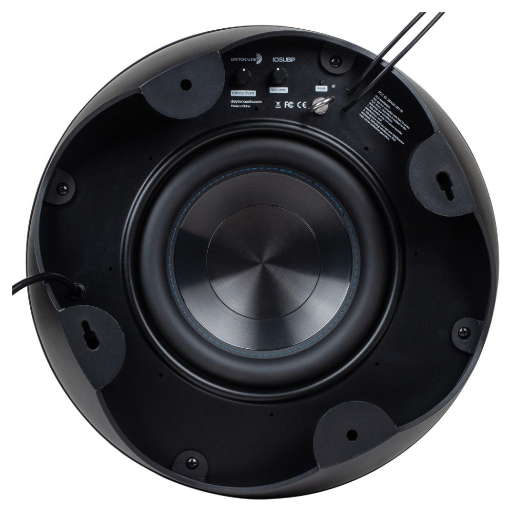 Dayton Audio IOSUBP, 10 tuuman subwoofer 2.1-vahvistimella ja BT:llä