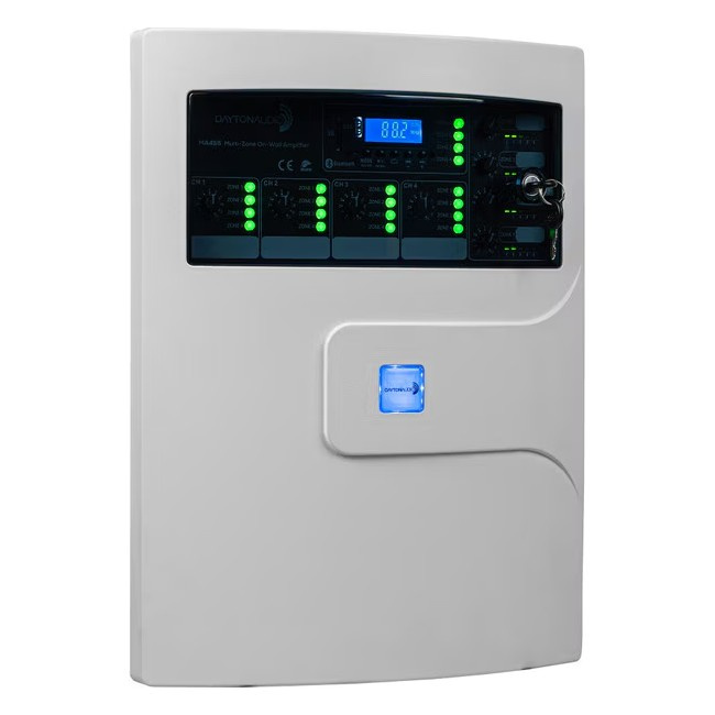 Dayton Audio MA455, seinälle asennettava multiroom-vahvistin