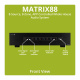 Dayton Audio Matrix88, flexibelt multiroom-försteg med 8 zoner & nätverk Dayton Audio Matrix88, flexibelt multiroom-försteg med 8 zoner & nätverk