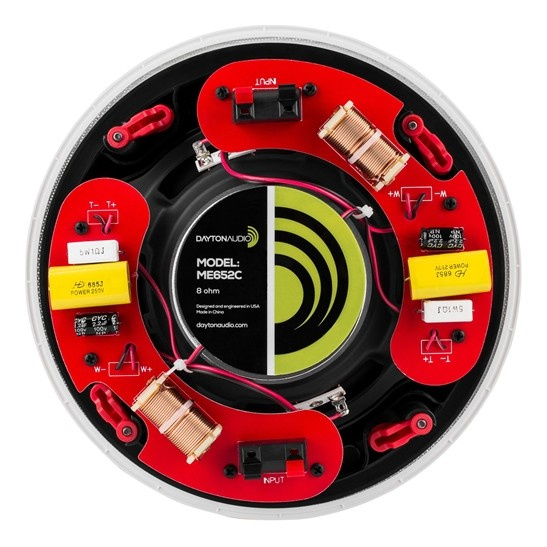 Dayton Audio ME652C, single-stereo 6,5 tuuman sisäänrakennettava kaiutin, kappale