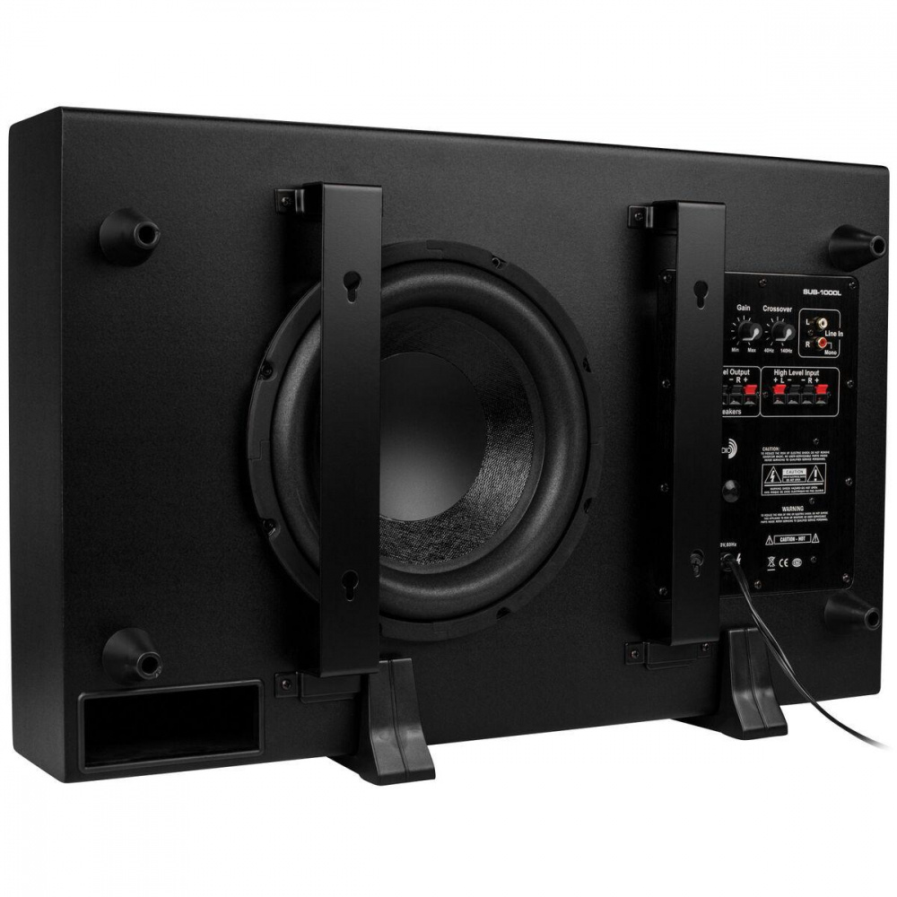 Dayton Audio SUB-1000L, aktiv slimmad subwoofer