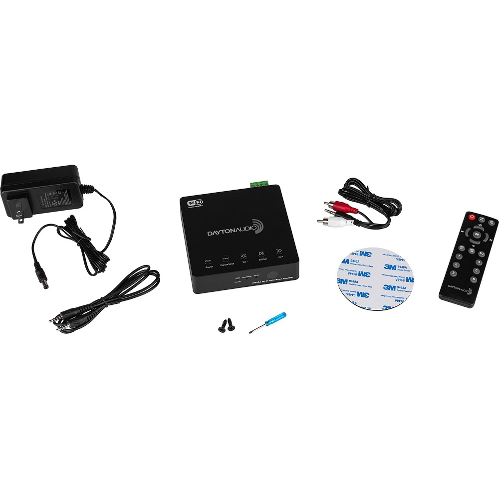 Dayton Audio WB40A, förstärkare med Wifi & Bluetooth