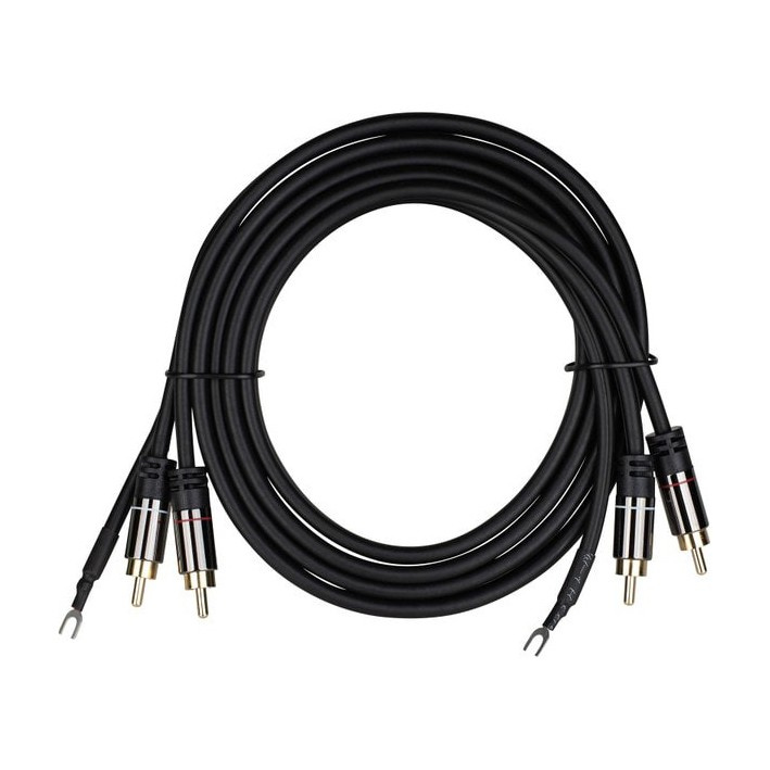 Audtek DMCG6, levysoittimen kaapeli maadoitusjohdolla 1.8 metriä