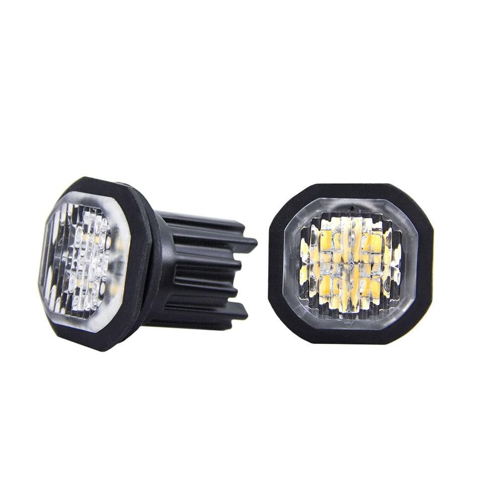 Swedstuff upotettavat LED-vilkkuvalot 2 x 10 W, oranssi