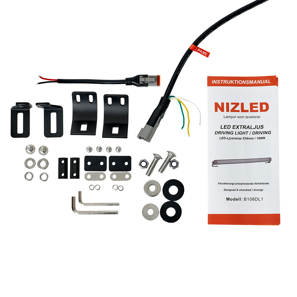 NIZLED B108DL1, 20 tuumaa / 53.4 cm LED-valopaneeli, 108W
