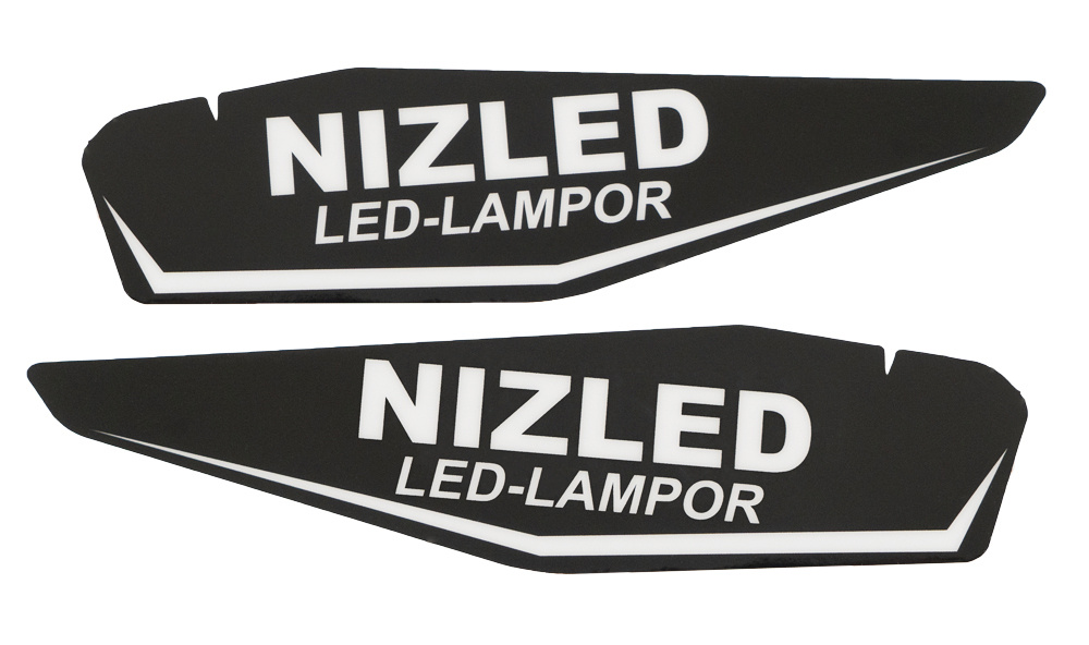 Nizled dekal till handtagsskydd KTM svartpar