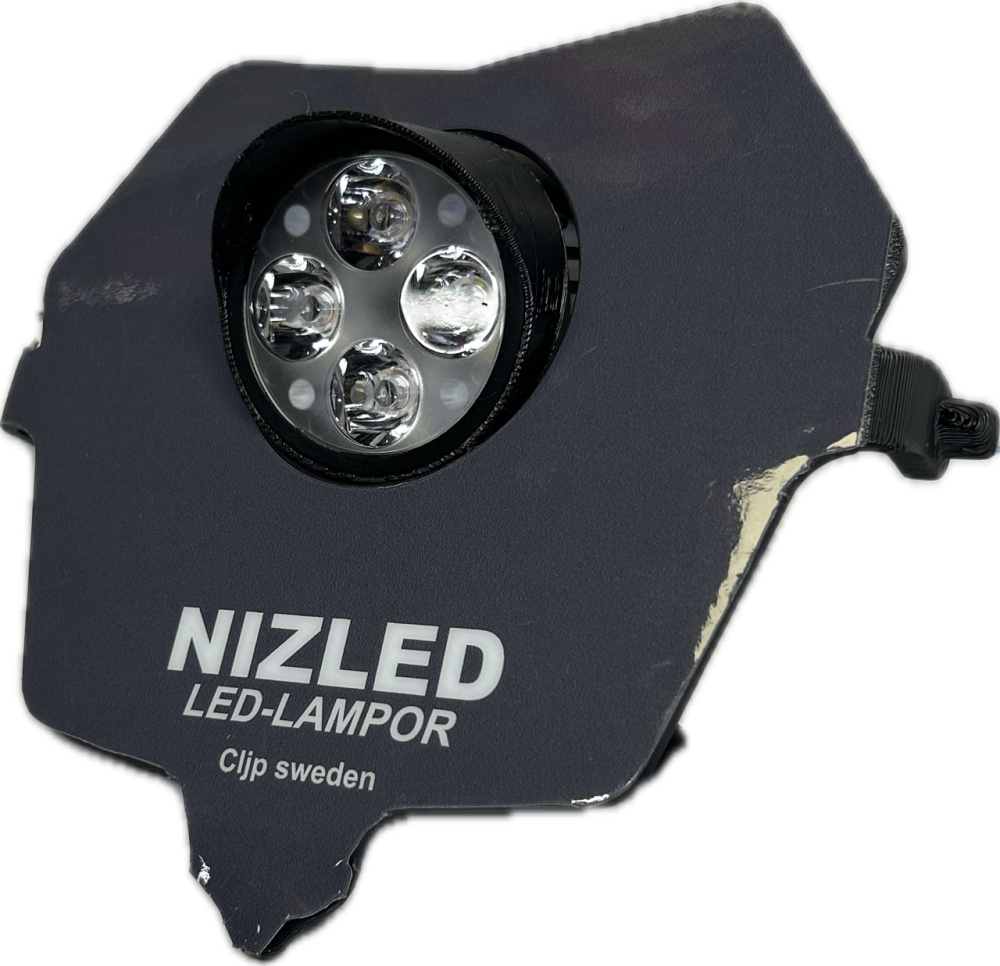 Singelljus kallvit 40w Fantic 2-takt 2024-, grå dekal, 1xE406k NIZLED