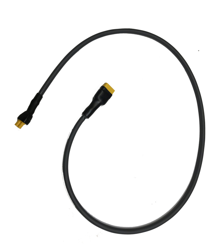 Sovitinjohto yksittäiselle lampulle E30/E40 valokotelossa, 10 cm XT60–XT30x1