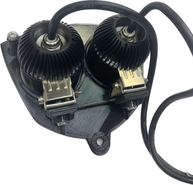 Lampfäste GASGAS 2021-2023, 80w med 2st NIZLED R40DRL