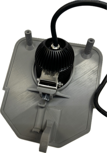 Singel lampfäste 40w Husqvarna 2024-, NIZLED R40DRL kallvit