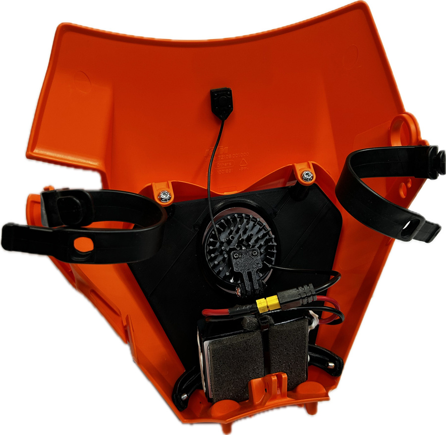 Singelkåpa 30w KTM 85cc/Freeride, orange, kallvit 1xE30 NIZLED