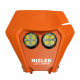 KTM 2020-2023, orange, kallvit 2xE40F (100W) NIZLED lampkåpa