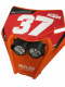 KTM 2020-2023, orange, kallvit 2xE40F (100W) NIZLED lampkåpa