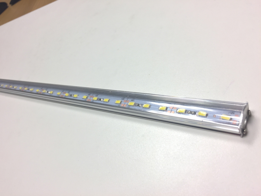 NIZLED 1 m LED Aluminiumlist vit 20watt