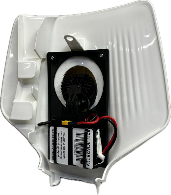 Stark Varg aktiv lampkåpa 30watt/3,5ah liion batteri