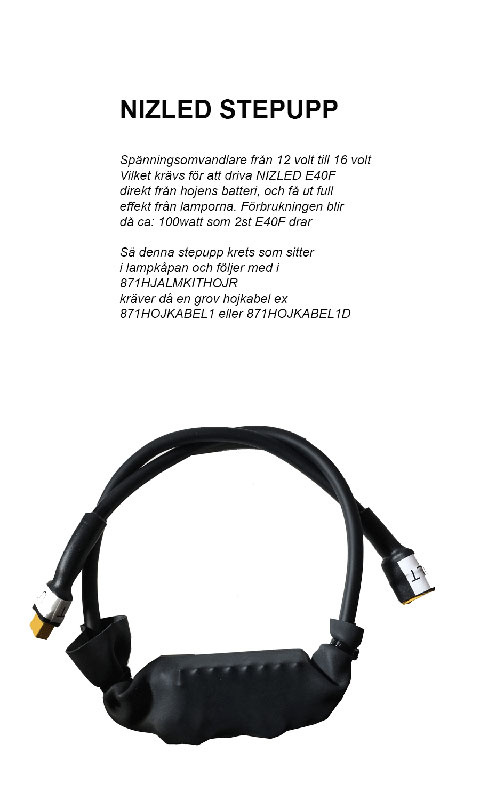 TM Racing 2020-2025, vit, varmvit 1xE40F5K (50W) lampkåpa