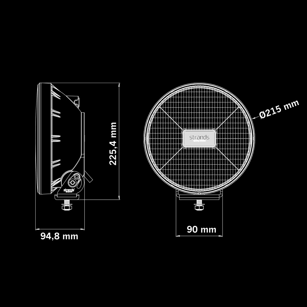 Strands IZE LED JA Lisävalo 9