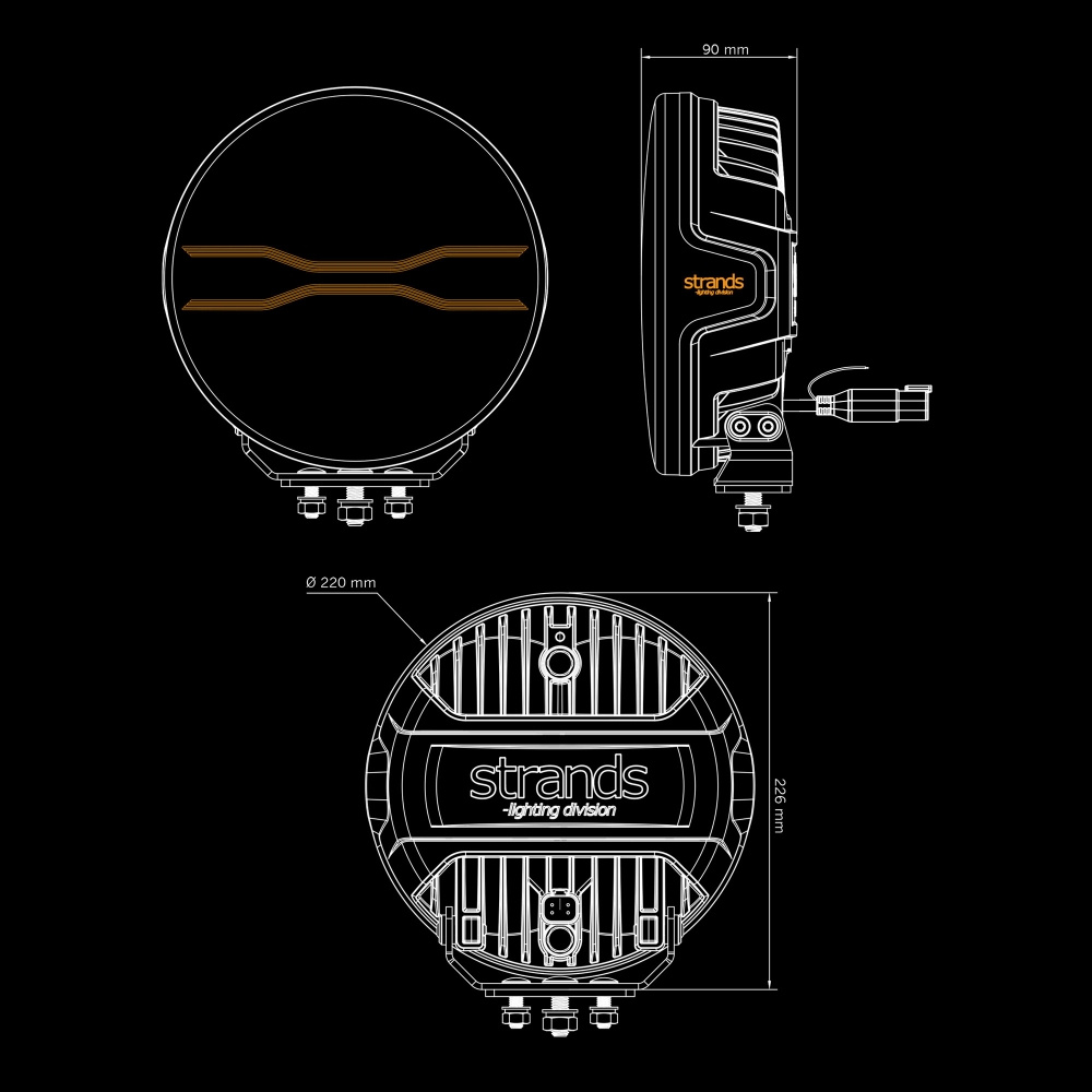 Strands For9T Dragon Drive Lisävalo 9