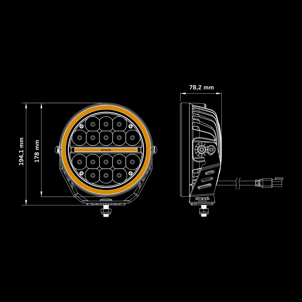 Strands Siberia XPA Lisävalo 7