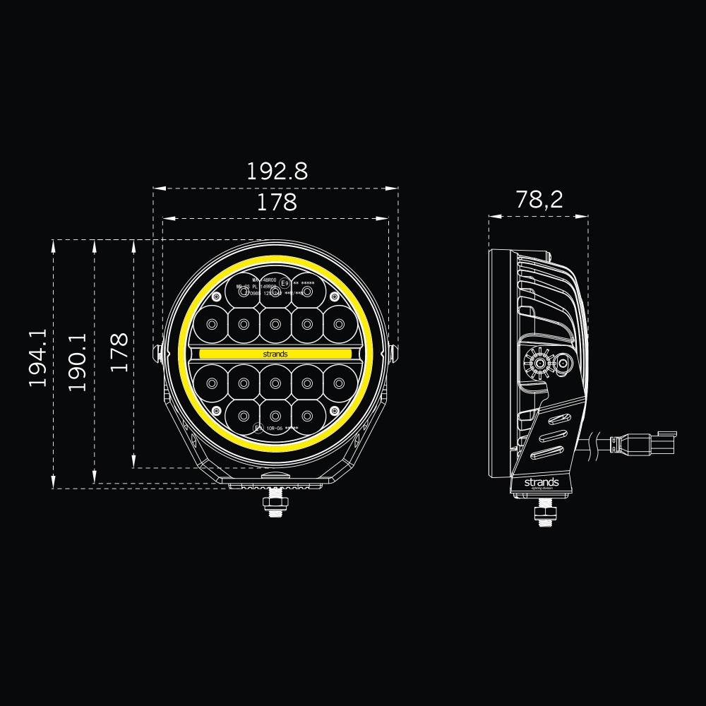Strands Siberia XP Lisävalo 7