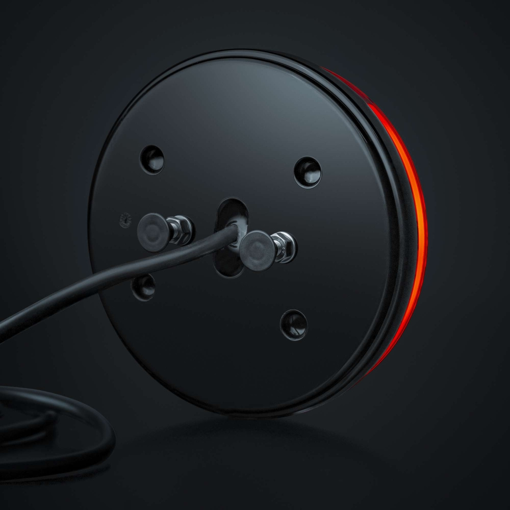 Strands Takolamppu LED 3 Kammiota 12-24V, 142 mm halkaisija. Takavalo/Hidastin/Dynamiikkavalo. Vilkku