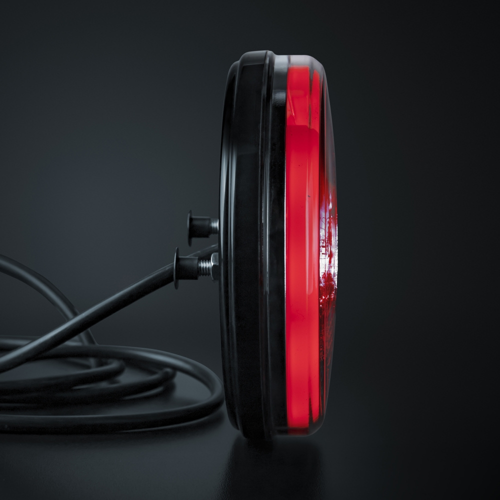 Strands takavalo LED 3-kammio 12-24V, 142 mm halkaisija Pos/Back/Dimm