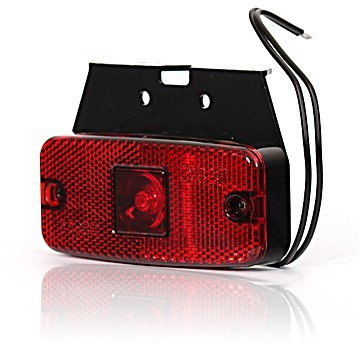 Strands Position LED 111X50Mm Punainen.12-24V,12-24V E-merkattu