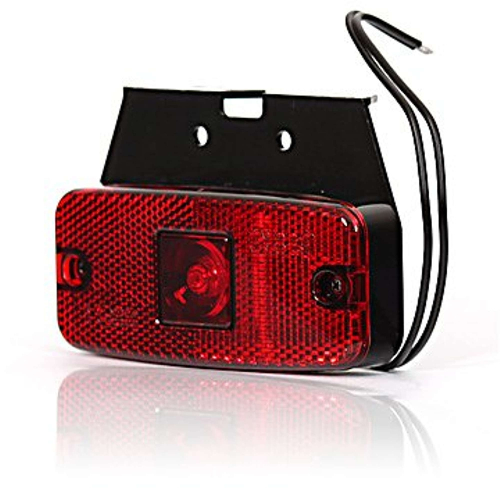 Strands Position LED 111X50Mm Punainen.12-24V,12-24V E-merkattu