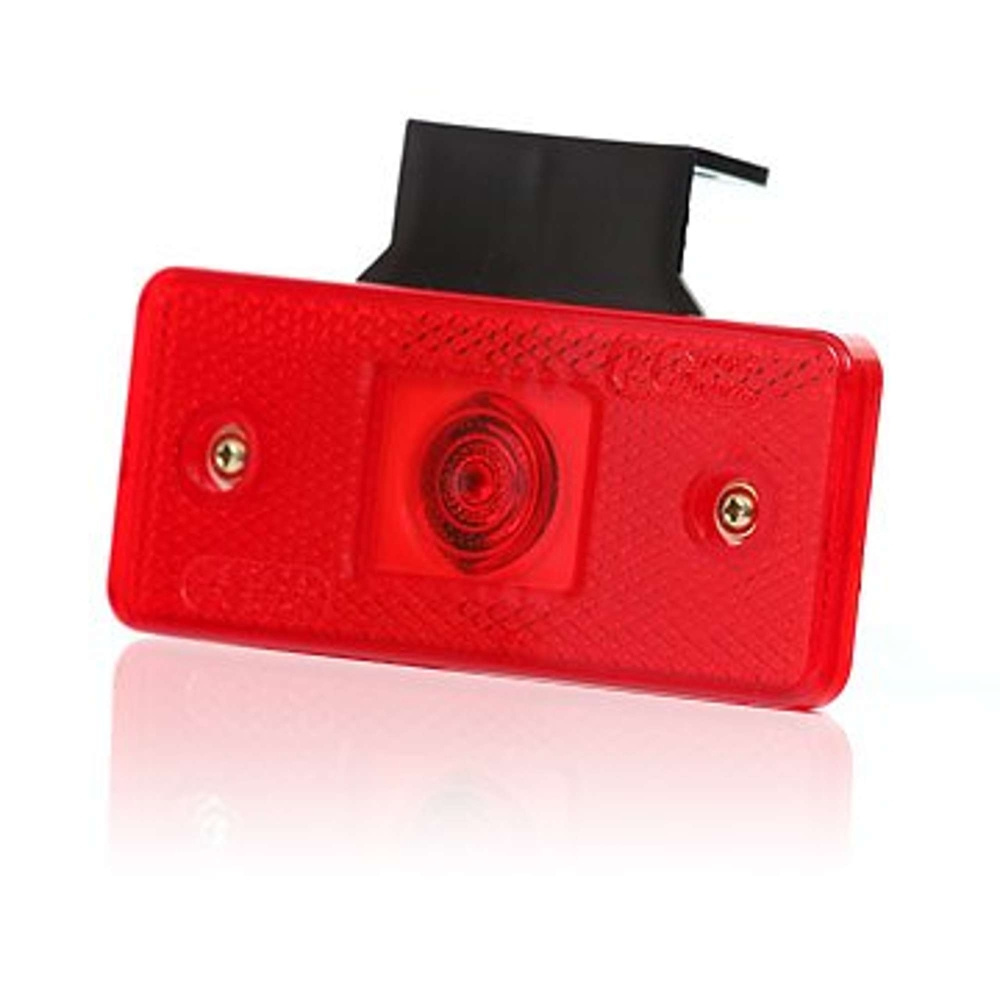 Strands Pos. Vaaleanpunainen 12-24V Kotelolla ja heijastimella. LED