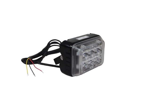 Strands Suuntaava salama-vala, suorakulmainen LED, oranssi