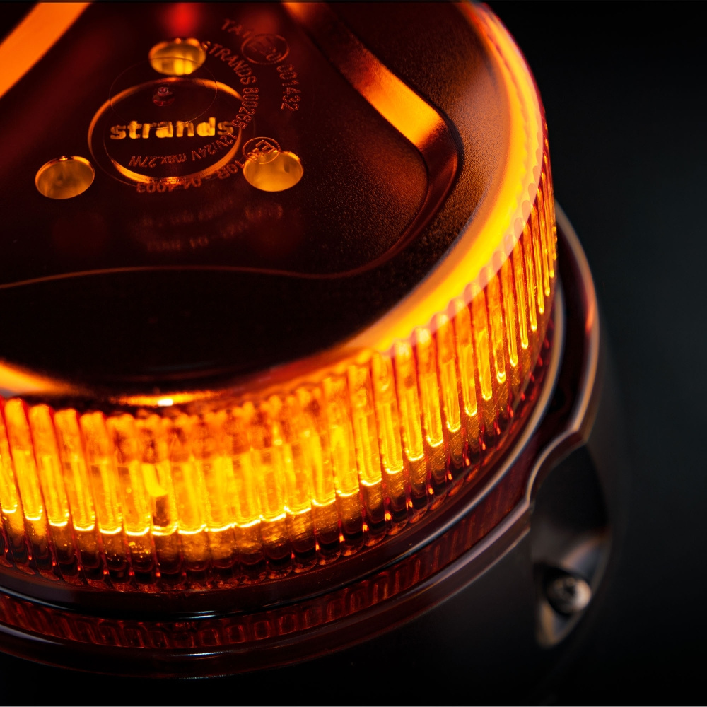 Strands Freedom Lighthouse XL Pyörivä varoitusvalo oranssi linssi
